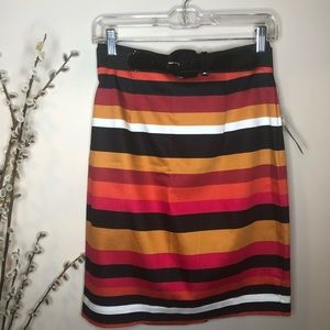 Worthington striped skirt